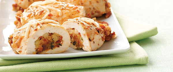 Bruschetta 'n Cheese Stuffed-Chicken Breasts